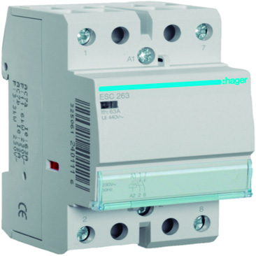 HAGER ESC263 CONTACTOR 63A 2NA 230V